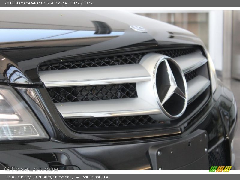 Black / Black 2012 Mercedes-Benz C 250 Coupe