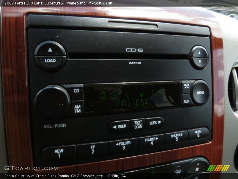 White Sand Tri-Coat / Tan 2007 Ford F150 Lariat SuperCrew
