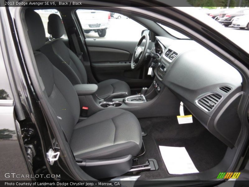 Black / Black 2013 Dodge Avenger SE V6