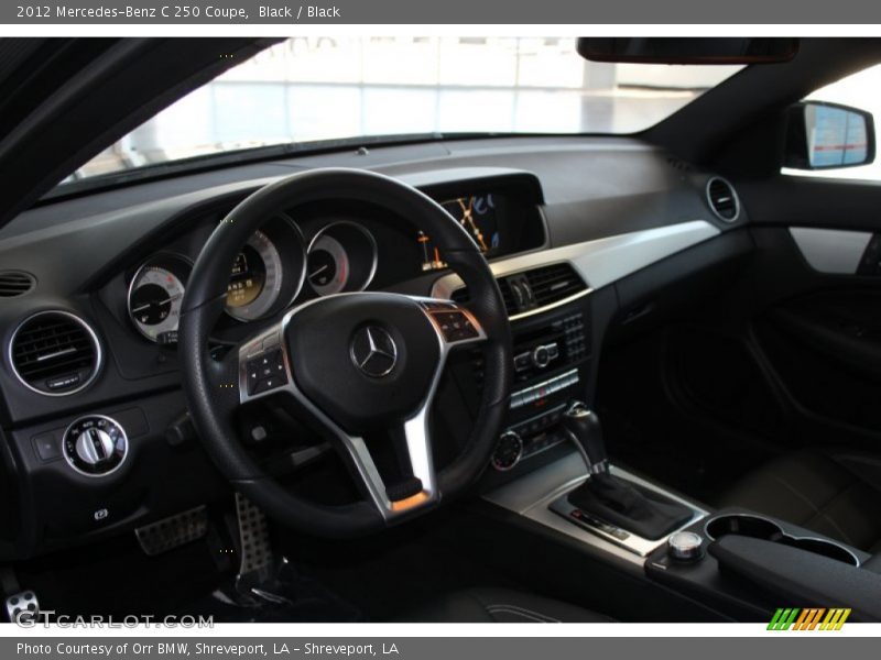 Black / Black 2012 Mercedes-Benz C 250 Coupe