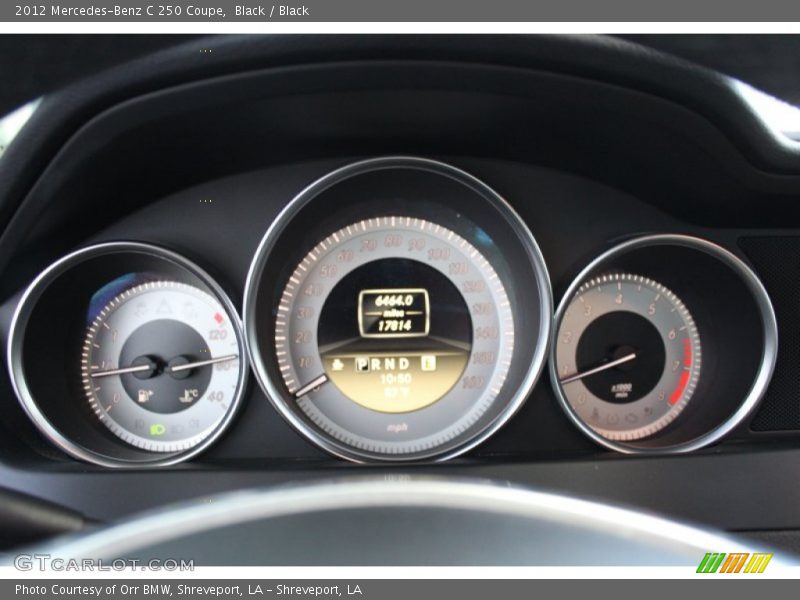 Black / Black 2012 Mercedes-Benz C 250 Coupe