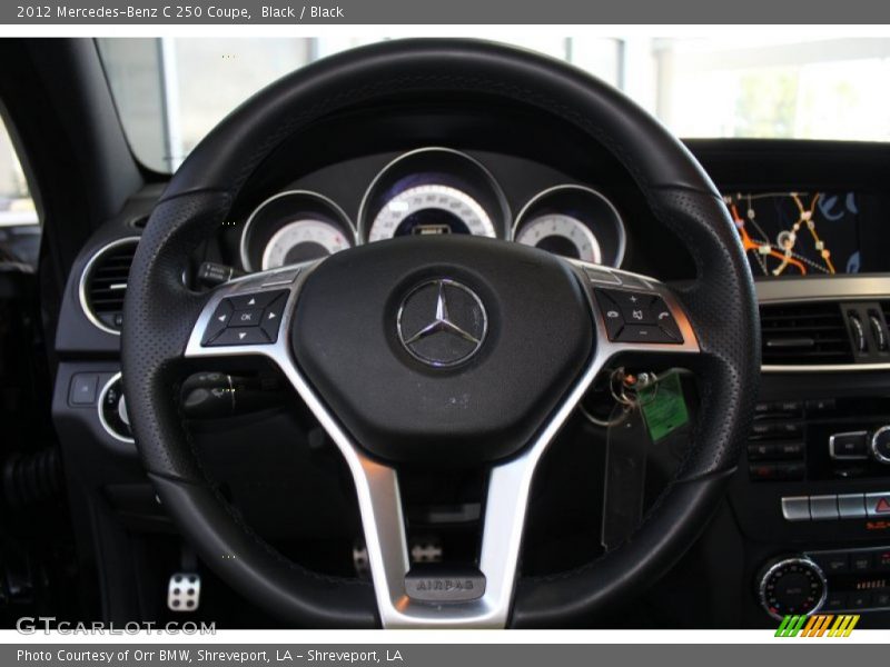 Black / Black 2012 Mercedes-Benz C 250 Coupe