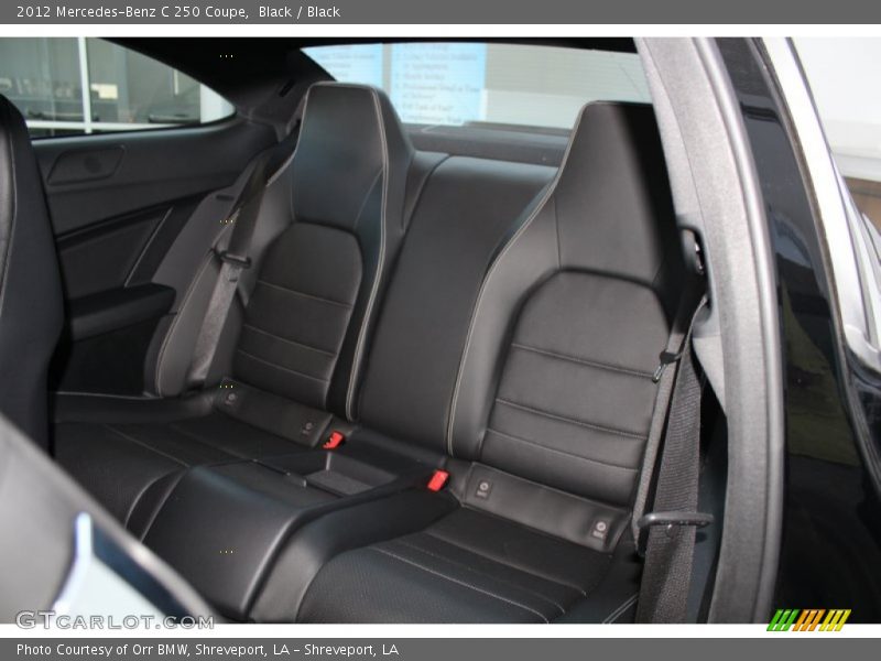 Black / Black 2012 Mercedes-Benz C 250 Coupe