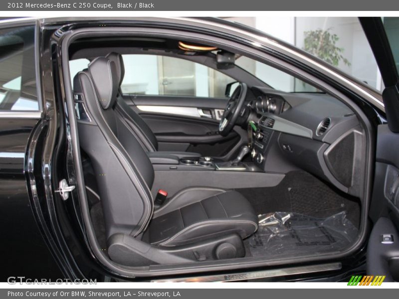 Black / Black 2012 Mercedes-Benz C 250 Coupe