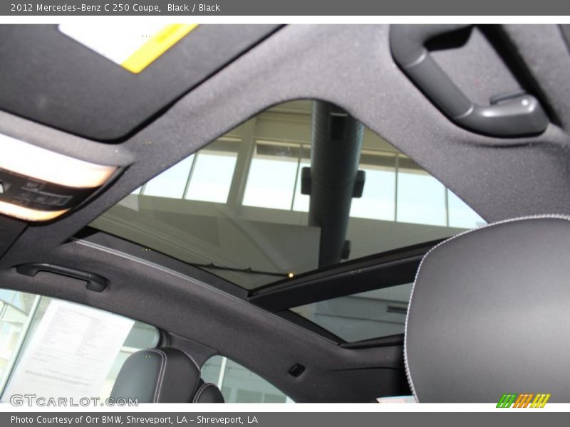 Black / Black 2012 Mercedes-Benz C 250 Coupe