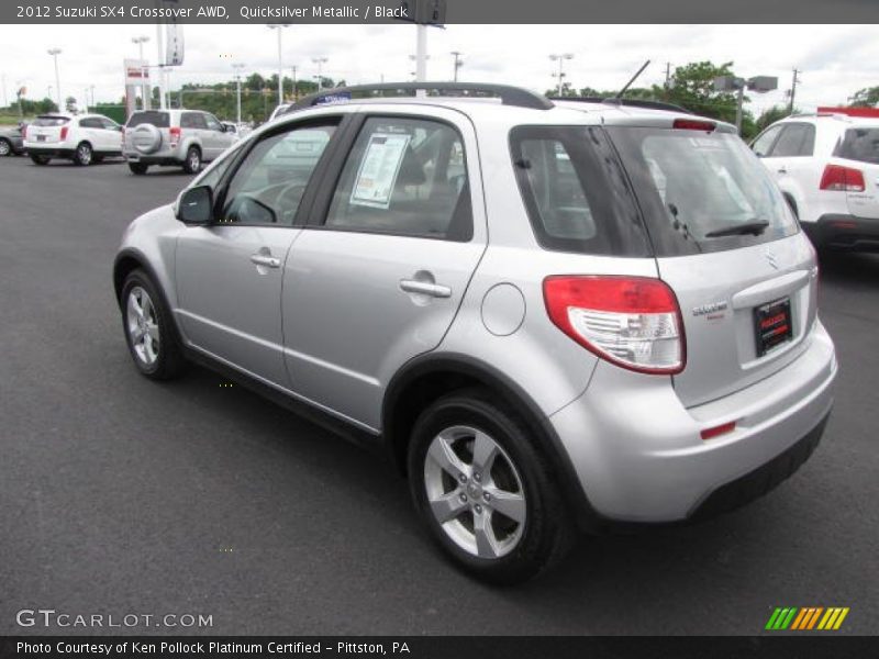 Quicksilver Metallic / Black 2012 Suzuki SX4 Crossover AWD