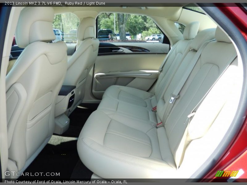Rear Seat of 2013 MKZ 3.7L V6 FWD