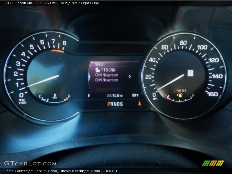  2013 MKZ 3.7L V6 FWD 3.7L V6 FWD Gauges