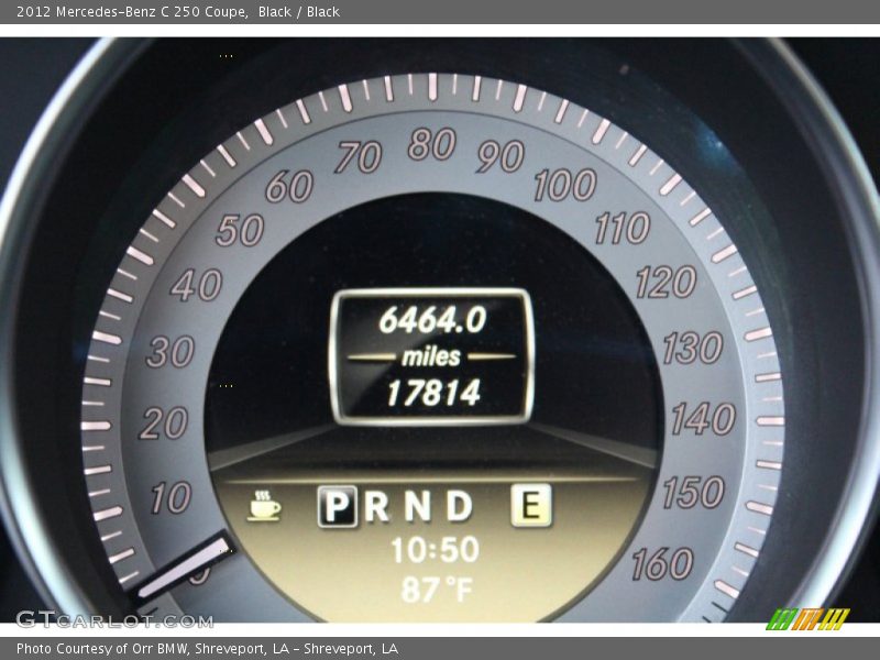 Black / Black 2012 Mercedes-Benz C 250 Coupe