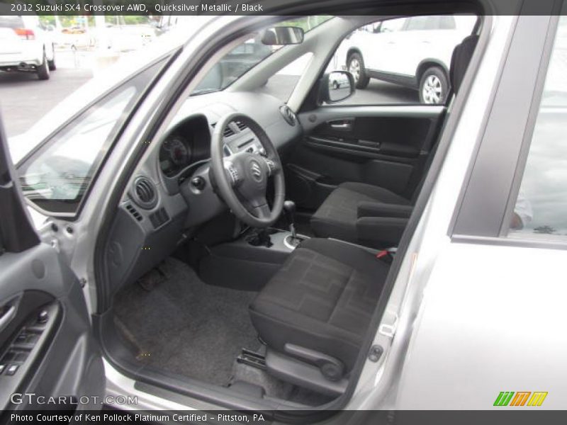  2012 SX4 Crossover AWD Black Interior