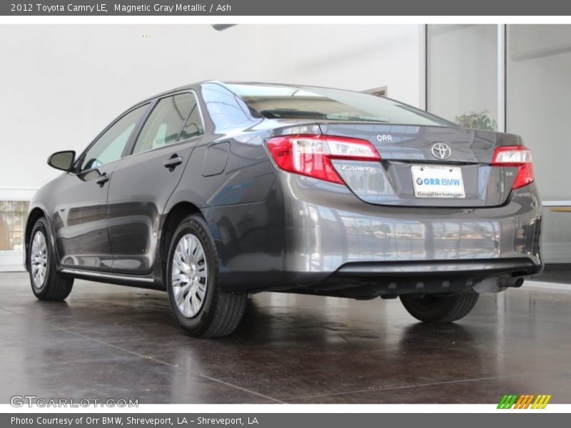 Magnetic Gray Metallic / Ash 2012 Toyota Camry LE