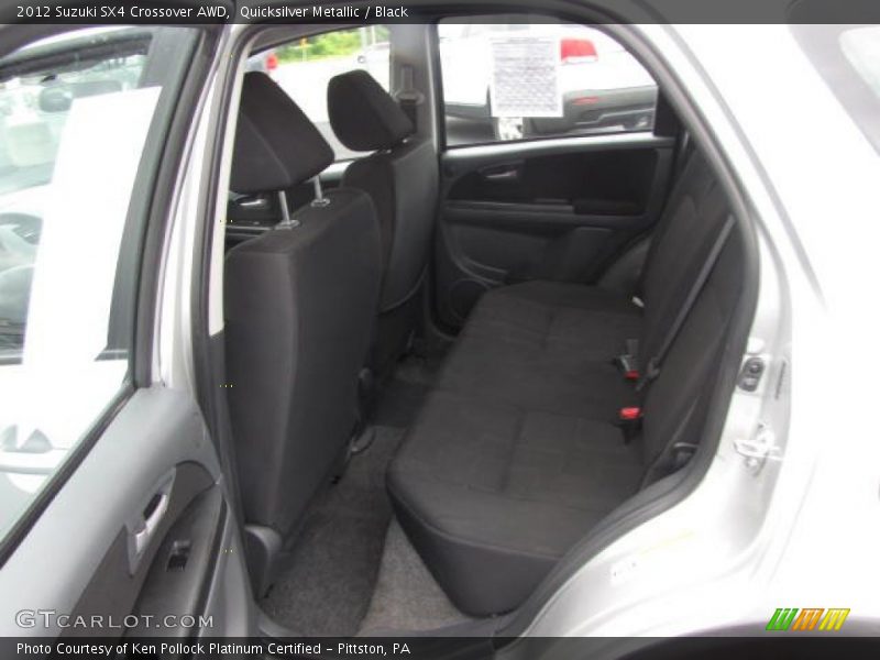 Rear Seat of 2012 SX4 Crossover AWD