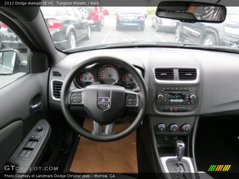 Tungsten Metallic / Black 2013 Dodge Avenger SE V6