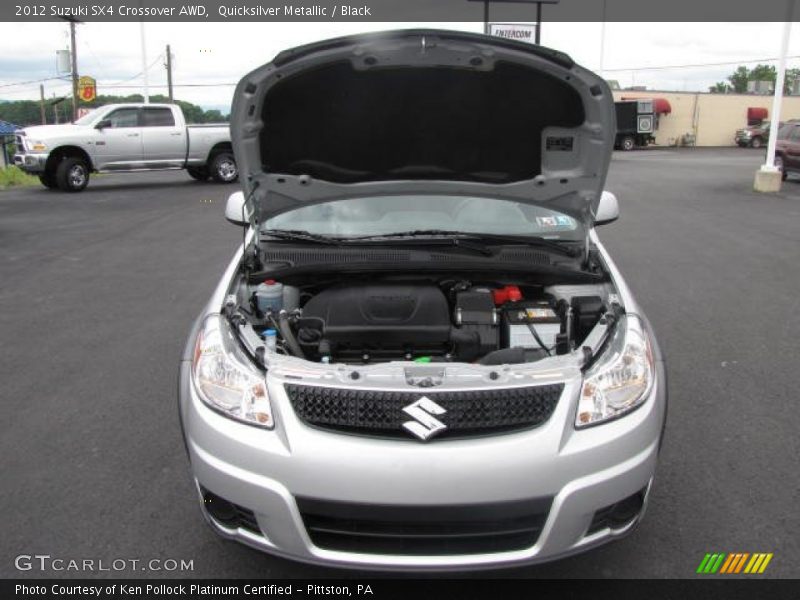 Quicksilver Metallic / Black 2012 Suzuki SX4 Crossover AWD