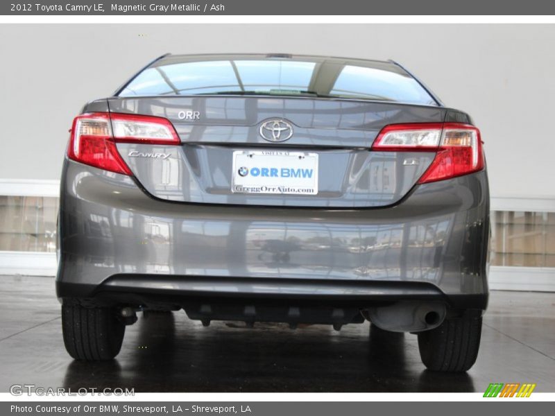 Magnetic Gray Metallic / Ash 2012 Toyota Camry LE