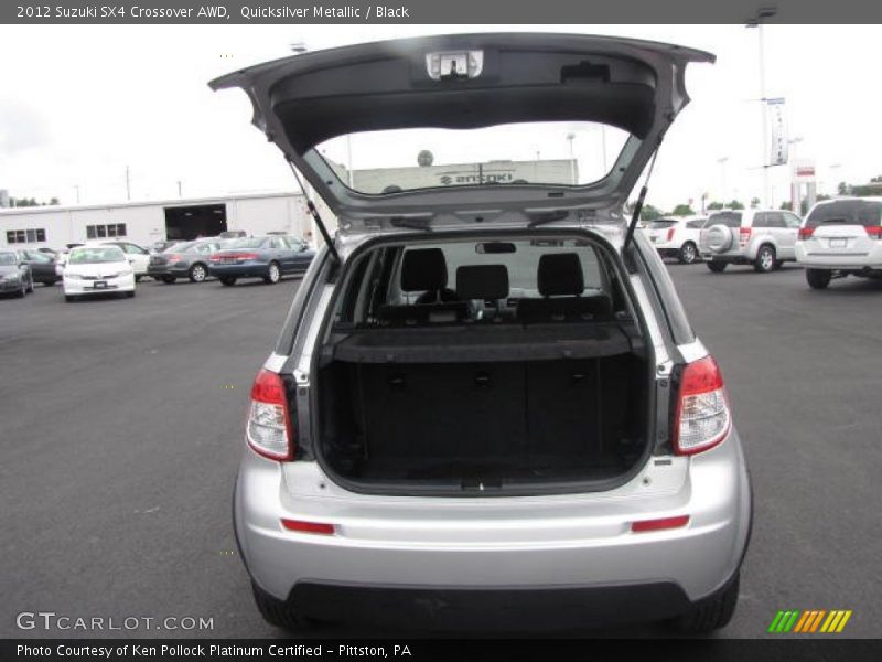 Quicksilver Metallic / Black 2012 Suzuki SX4 Crossover AWD