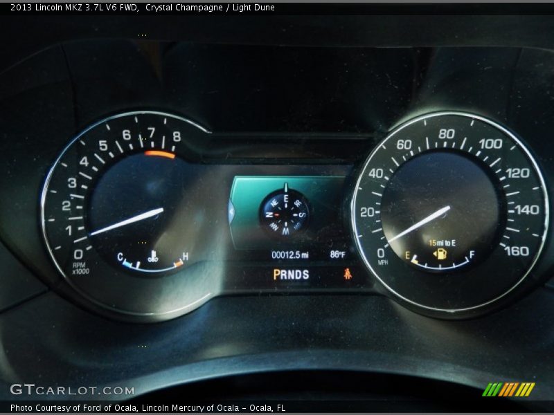  2013 MKZ 3.7L V6 FWD 3.7L V6 FWD Gauges
