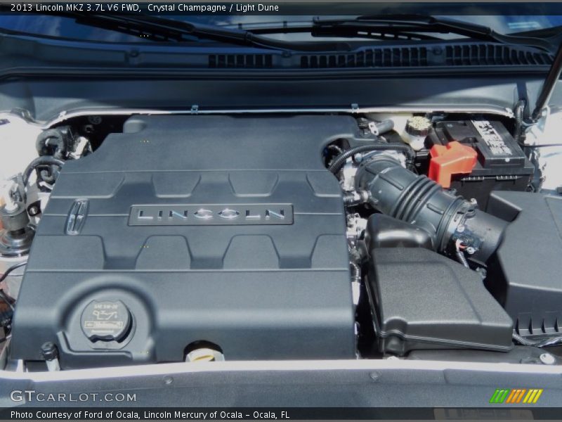  2013 MKZ 3.7L V6 FWD Engine - 3.7 Liter DOHC 24-Valve Ti-VCT V6