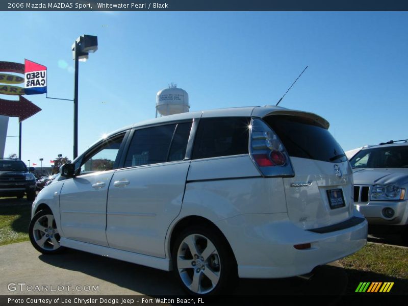 Whitewater Pearl / Black 2006 Mazda MAZDA5 Sport