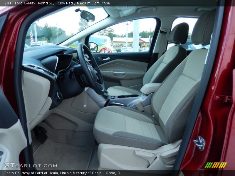 Ruby Red / Medium Light Stone 2013 Ford C-Max Hybrid SE