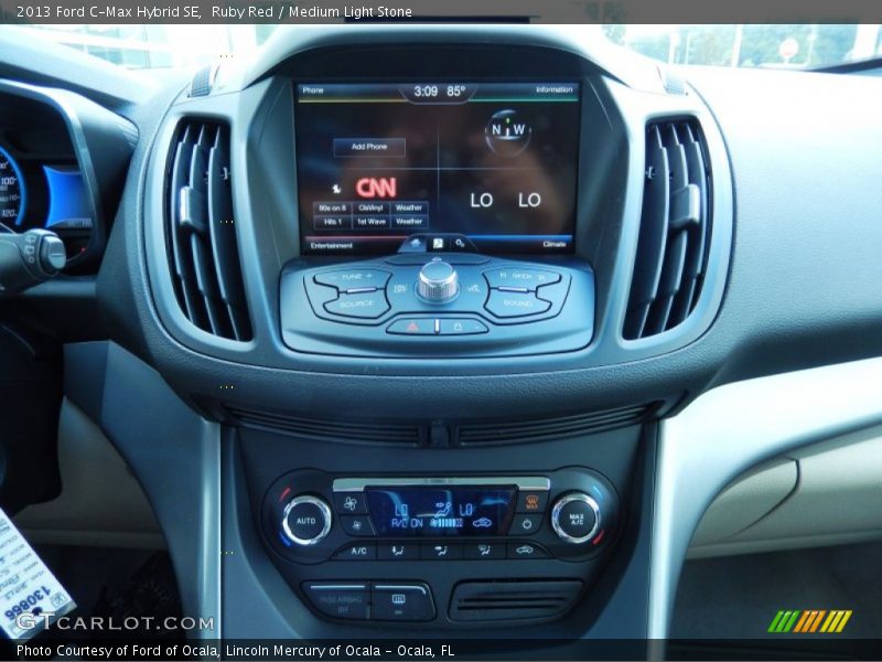 Ruby Red / Medium Light Stone 2013 Ford C-Max Hybrid SE