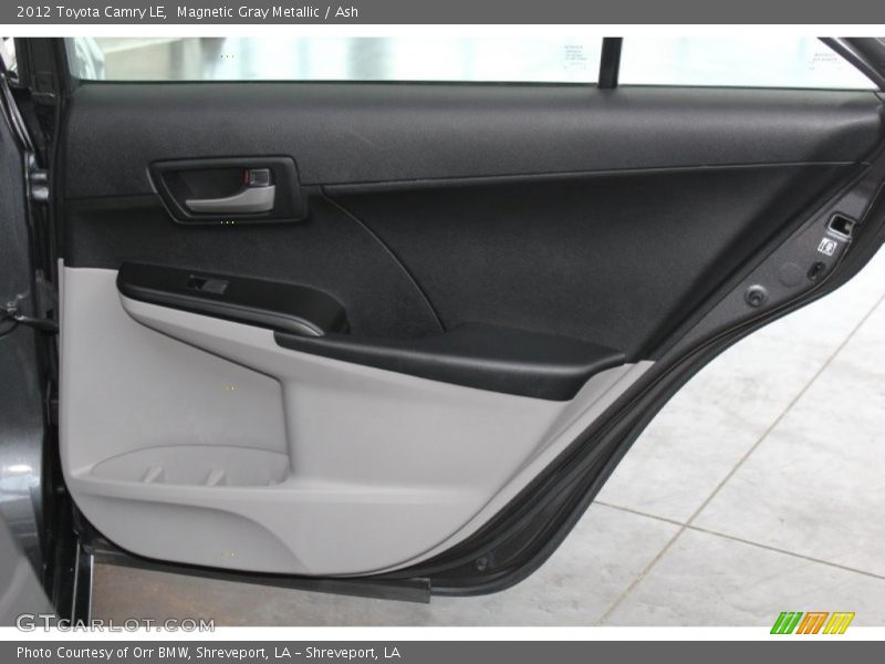 Magnetic Gray Metallic / Ash 2012 Toyota Camry LE