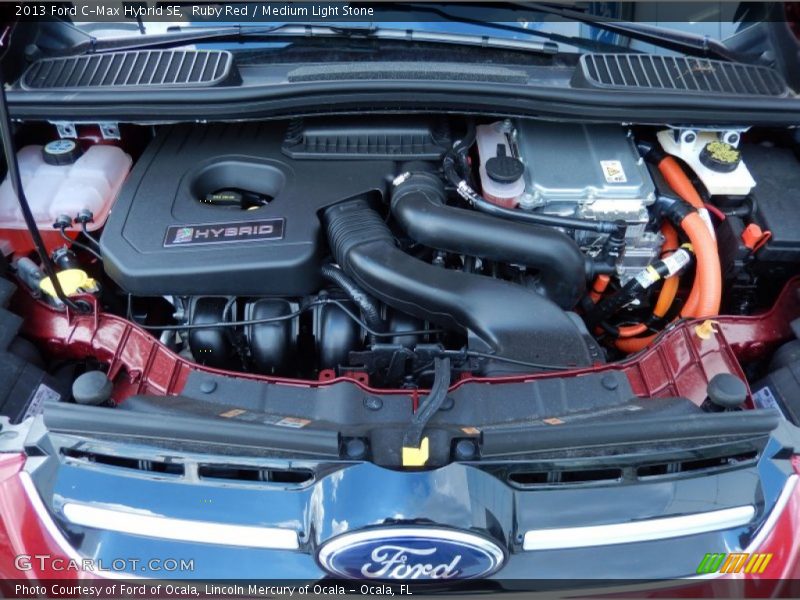 Ruby Red / Medium Light Stone 2013 Ford C-Max Hybrid SE