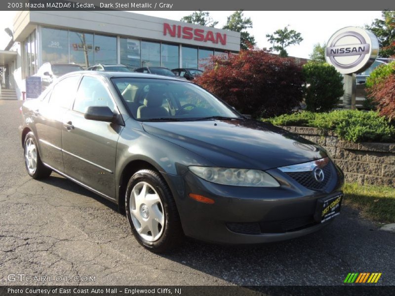 Dark Steel Metallic / Gray 2003 Mazda MAZDA6 i Sedan