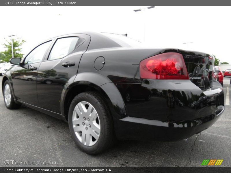 Black / Black 2013 Dodge Avenger SE V6
