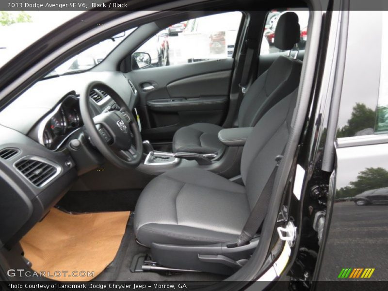 Black / Black 2013 Dodge Avenger SE V6