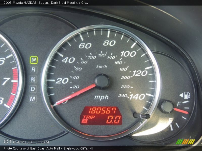 Dark Steel Metallic / Gray 2003 Mazda MAZDA6 i Sedan