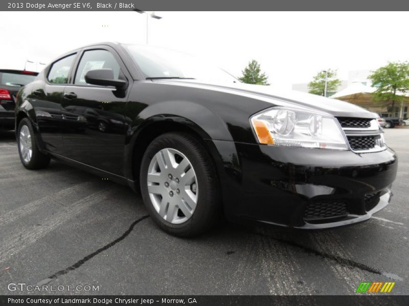 Black / Black 2013 Dodge Avenger SE V6