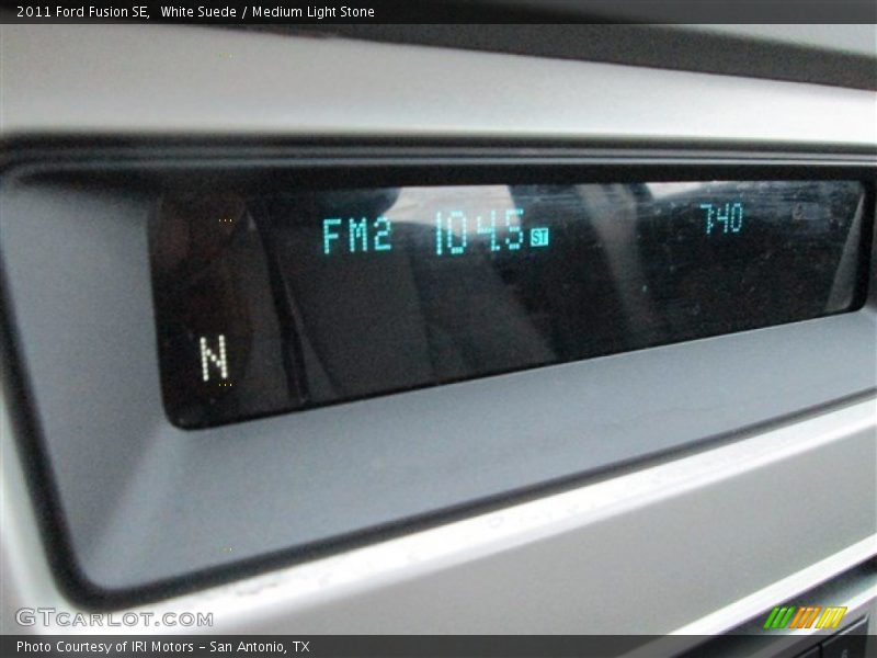 White Suede / Medium Light Stone 2011 Ford Fusion SE