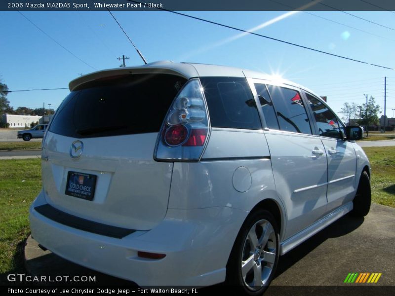 Whitewater Pearl / Black 2006 Mazda MAZDA5 Sport