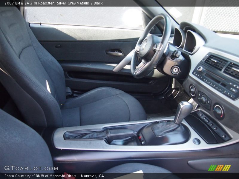 Silver Grey Metallic / Black 2007 BMW Z4 3.0i Roadster