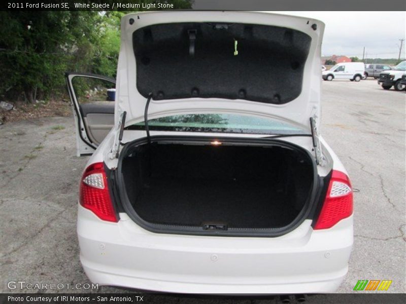 White Suede / Medium Light Stone 2011 Ford Fusion SE