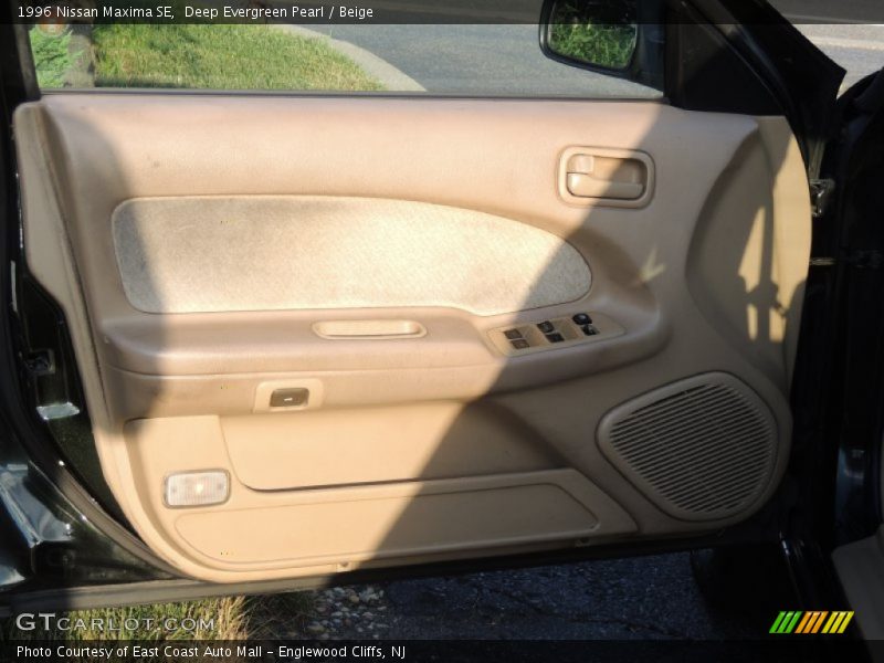Deep Evergreen Pearl / Beige 1996 Nissan Maxima SE