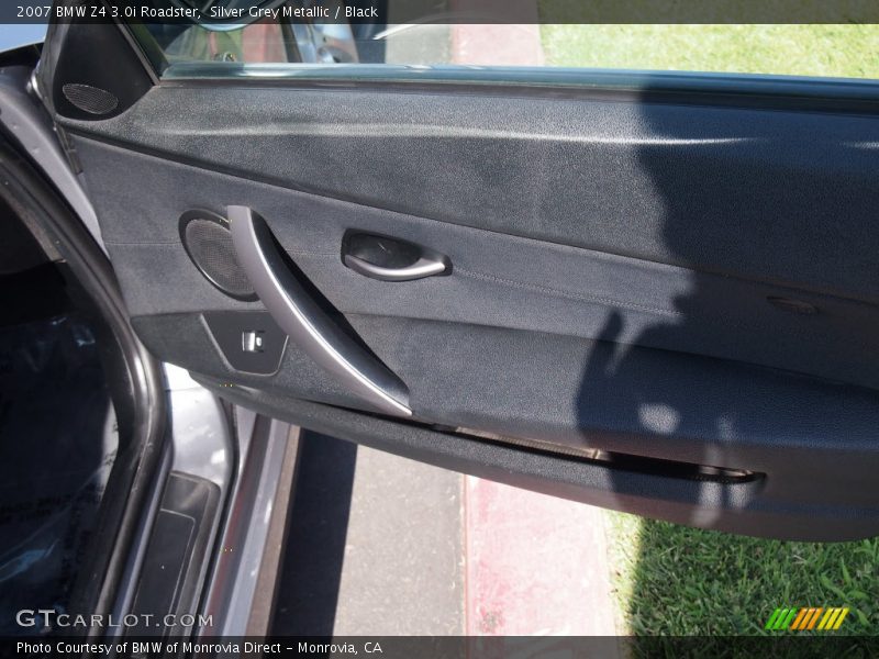 Silver Grey Metallic / Black 2007 BMW Z4 3.0i Roadster