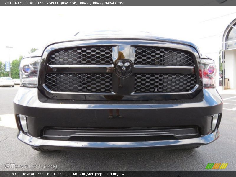 Black / Black/Diesel Gray 2013 Ram 1500 Black Express Quad Cab