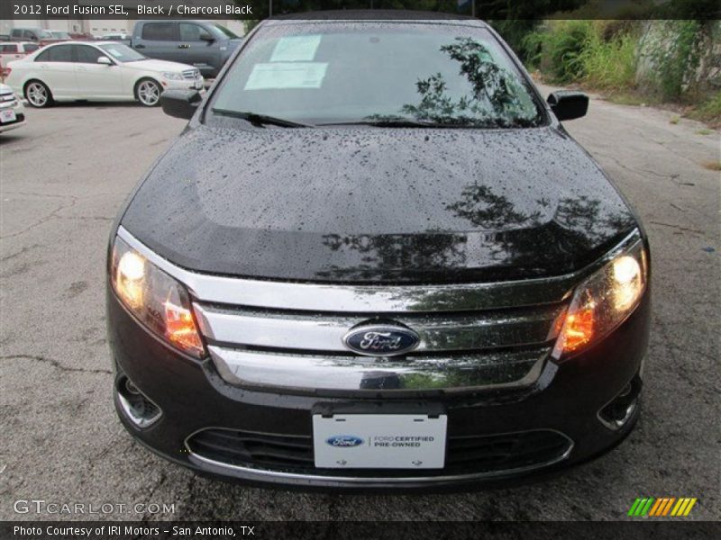 Black / Charcoal Black 2012 Ford Fusion SEL