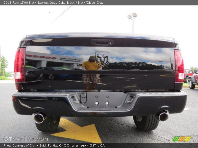 Black / Black/Diesel Gray 2013 Ram 1500 Black Express Quad Cab
