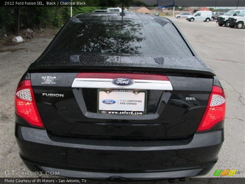 Black / Charcoal Black 2012 Ford Fusion SEL