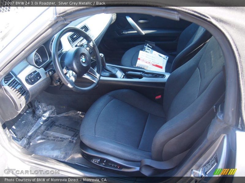 Silver Grey Metallic / Black 2007 BMW Z4 3.0i Roadster