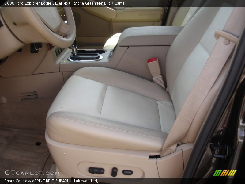 Stone Green Metallic / Camel 2008 Ford Explorer Eddie Bauer 4x4