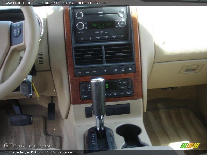 Stone Green Metallic / Camel 2008 Ford Explorer Eddie Bauer 4x4