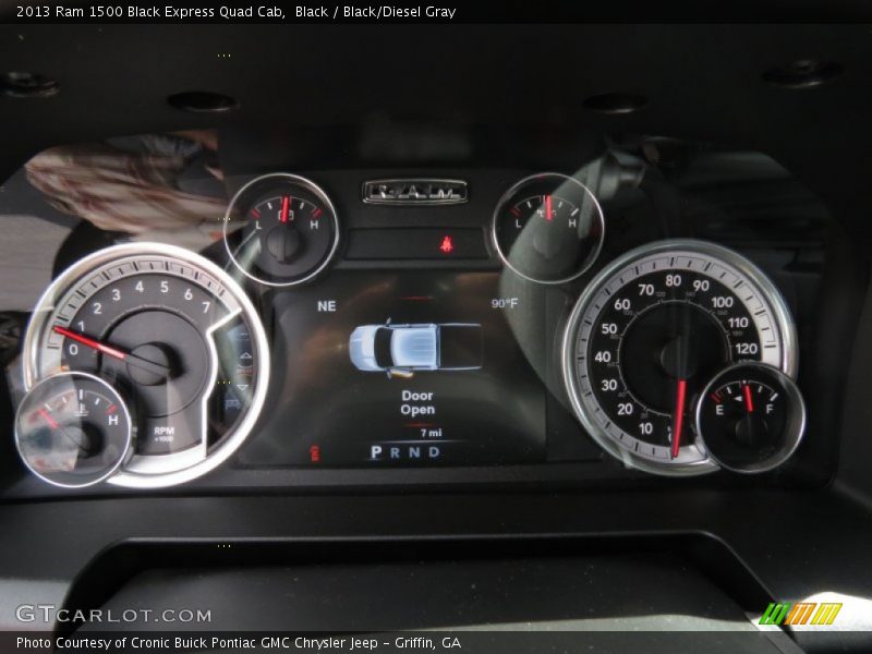  2013 1500 Black Express Quad Cab Black Express Quad Cab Gauges