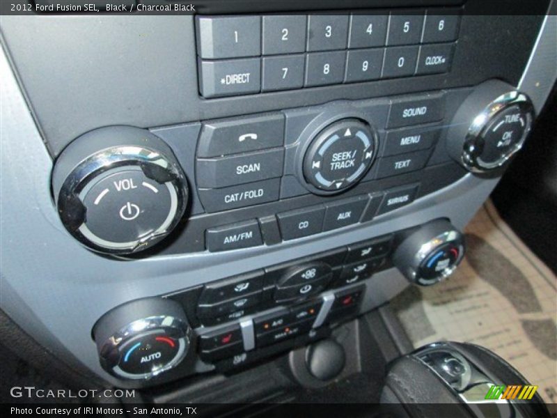 Black / Charcoal Black 2012 Ford Fusion SEL