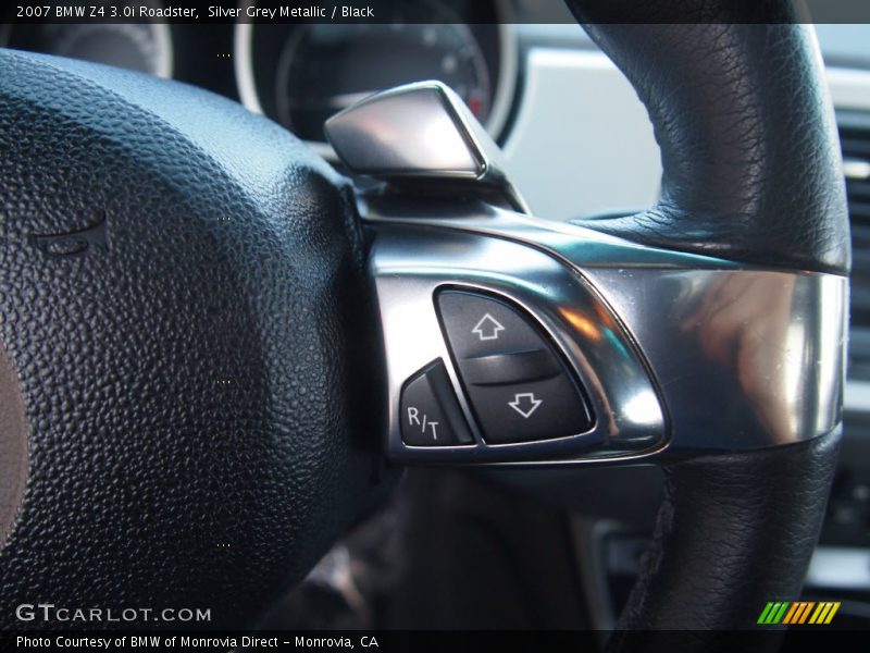 Silver Grey Metallic / Black 2007 BMW Z4 3.0i Roadster