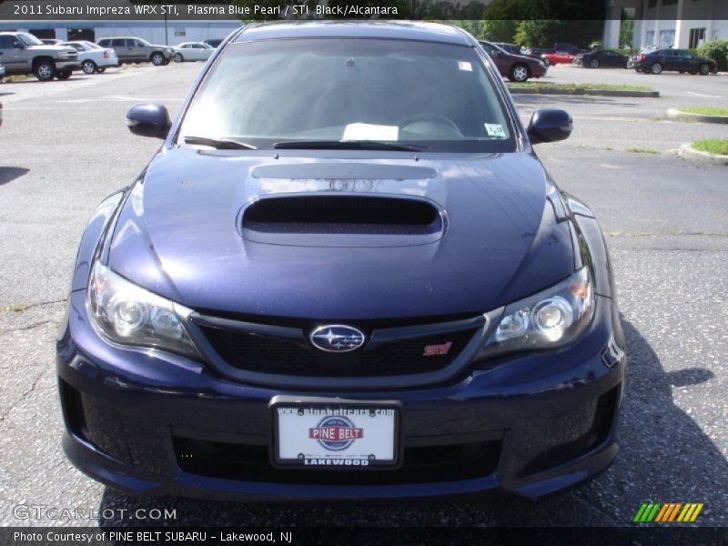 Plasma Blue Pearl / STI  Black/Alcantara 2011 Subaru Impreza WRX STi