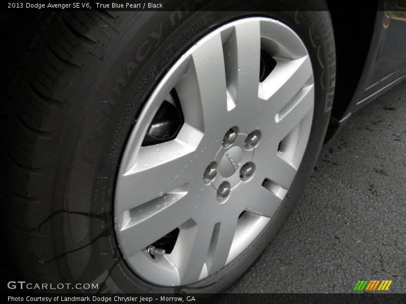 True Blue Pearl / Black 2013 Dodge Avenger SE V6